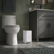 Load image into Gallery viewer, Kohler 2-Pack 6L Stainless Steel Step Trash Bin White
