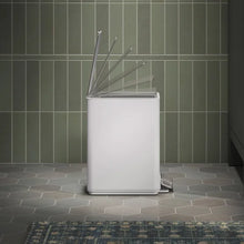 Load image into Gallery viewer, Kohler 2-Pack 6L Stainless Steel Step Trash Bin White

