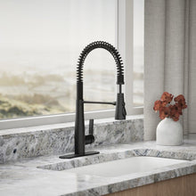 Load image into Gallery viewer, Kohler Vind Semi-Professional Pull-down Kitchen Sink Faucet Matted Black Open Box
