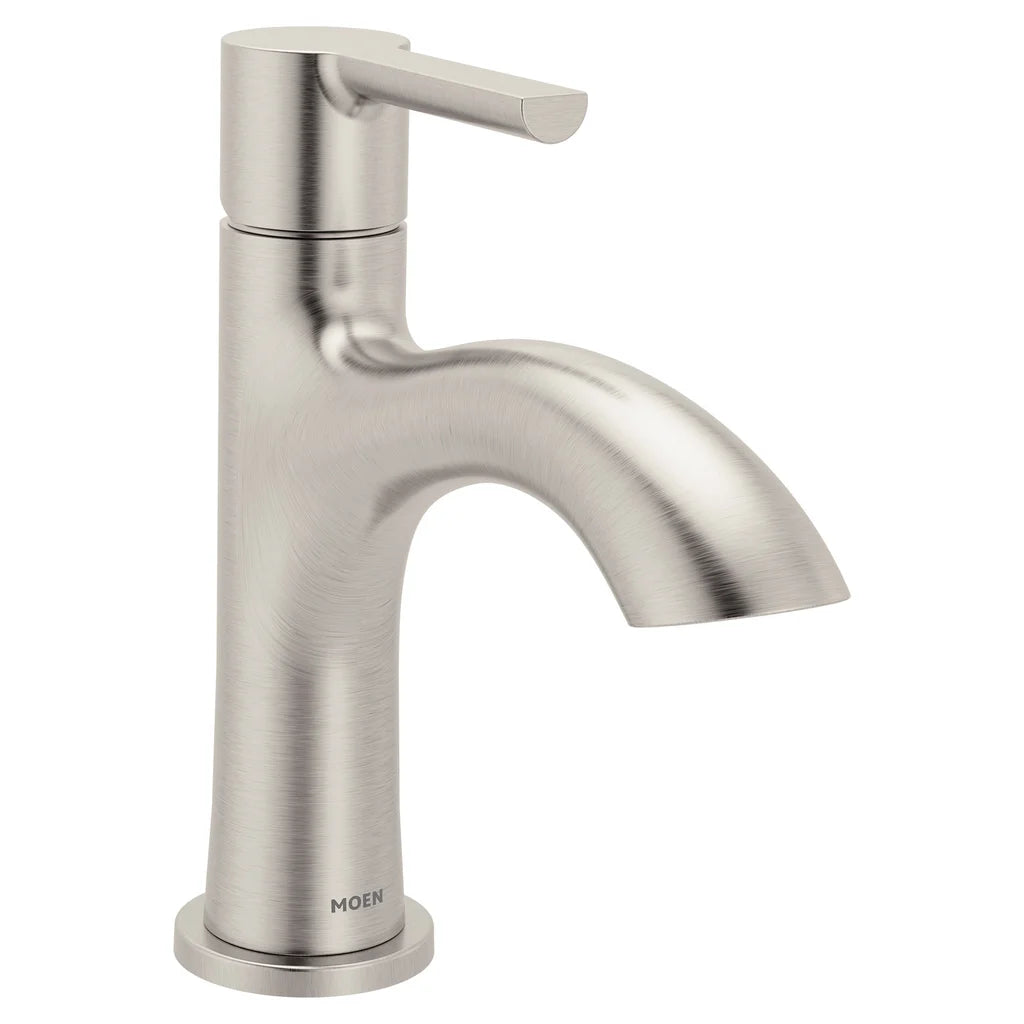 Moen Idris One Handle Bathroom Faucet Brushed Nickel