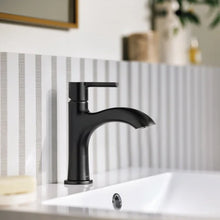 Load image into Gallery viewer, Moen Idris One Handle Bathroom Faucet Black
