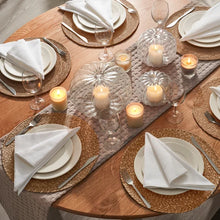 Load image into Gallery viewer, Glass Pumpkin LED Light Candles, Set of 3
