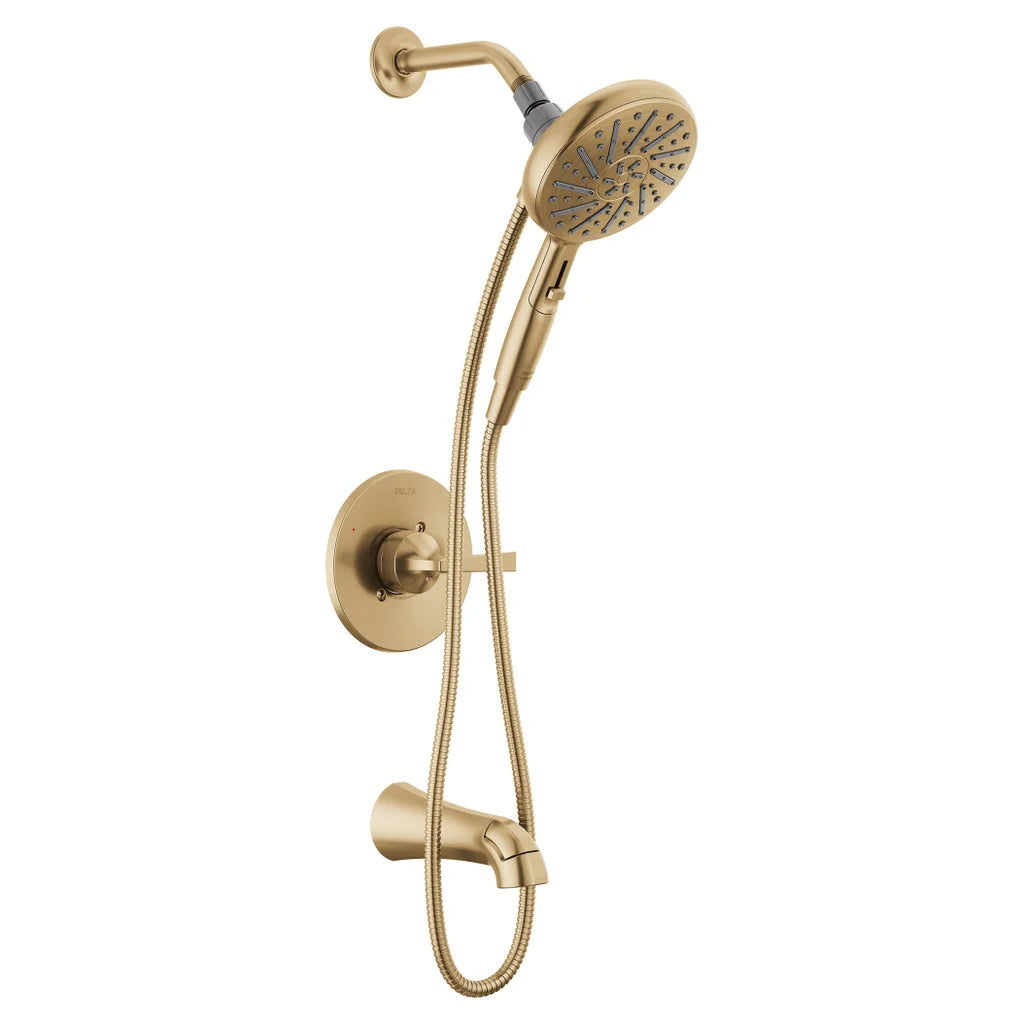 Delta Rinna Monitor 14 Series Single Handle Tub and Shower with Hand Shower Gold