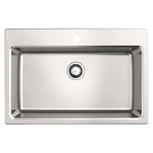 将图片加载到图库查看器，Kohler Provo 33&quot; Dual Mount Single-bowl Workstation Kitchen Sink Kit
