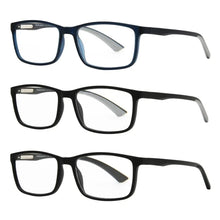 将图片加载到图库查看器，Design Optics by Foster Grant Classic Plastic Rectangle Reading Glasses, 3-pack
