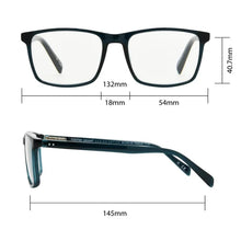 将图片加载到图库查看器，Design Optics by Foster Grant Classic Plastic Square Reading Glasses, 3-pack
