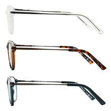 将图片加载到图库查看器，Design Optics by Foster Grant Classic Plastic Round Reading Glasses, 3-pack

