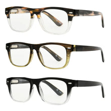 将图片加载到图库查看器，Design Optics by Foster Grant #818 Square Way Style Reading Glasses, 3-pack +3.0
