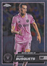 Load image into Gallery viewer, 2023 Topps Chrome MLS #116 - Sergio Busquets - Inter Miami CF
