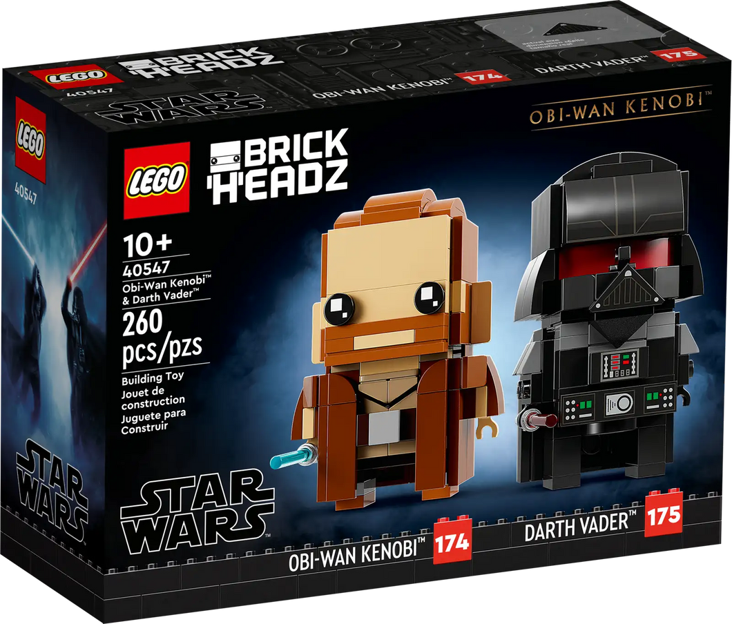 LEGO BrickHeadz Star Wars Obi-Wan Kenobi & Darth Vader 40547
