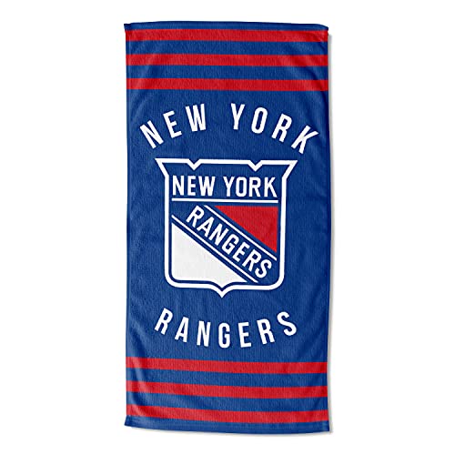 New York Rangers Stripes Beach Towel 30