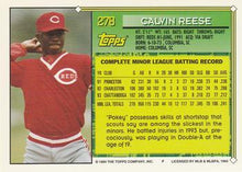 Load image into Gallery viewer, 1994 Topps Calvin Reese FS # 278 Cincinnati Reds
