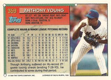 Load image into Gallery viewer, 1994 Topps Anthony Young # 359 New York Mets
