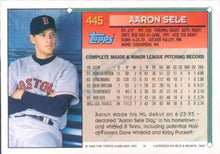 Load image into Gallery viewer, 1994 Topps Aaron Sele # 445 Boston Red Sox
