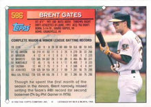Load image into Gallery viewer, 1994 Topps Brent Gates # 586 Oakland Athletics
