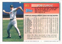 Load image into Gallery viewer, 1994 Topps Bob Zupcic # 661 Boston Red Sox
