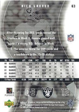 Load image into Gallery viewer, 2004 SP Authentic Football Card #63 Rich Gannon - Raiders
