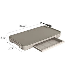 Load image into Gallery viewer, bella XL Ceramic Griddle with Warming Tray

