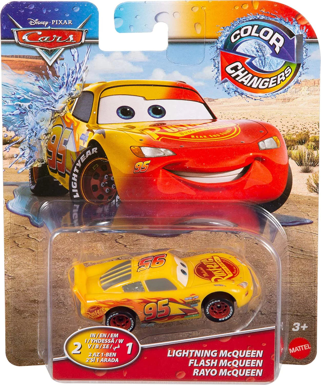 Disney Cars Pixar Color Changers Lightning McQueen