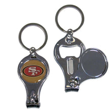 Load image into Gallery viewer, NFL Team Keychain Bottle Opener   Choose  Your
