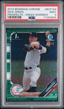 Load image into Gallery viewer, NICK GREEN 2019 Bowman Chrome #BCP-169 Prospects Green Shimmer Refractor 1st RC #/99
