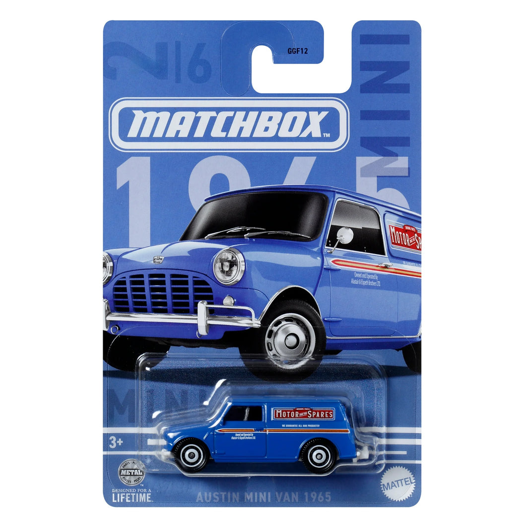 Matchbox Austin Mini Van 1965, Blue 2/6