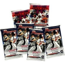 Load image into Gallery viewer, 2021 Topps Bowman MLB Baseball Trading Cards Mega Box
