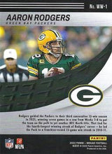 Load image into Gallery viewer, 2022 Panini Mosaic Will To Win Green Mosaic Aaron Rodgers #WW-1 ISA 10 GEM Mint
