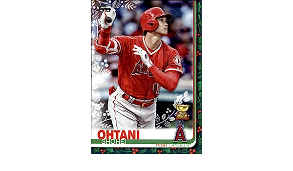 2019 Topps Holiday #HW16 Shohei Ohtani Rookie Gold Cup Angels