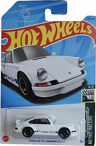 2024 Hot Wheels Porsche 911 Carrera RS 2.7 White Factory Fresh 4/10 , 46/250