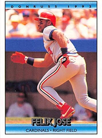 1992 Donruss Felix Jose #233 St Louis Cardinals