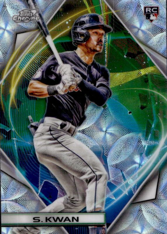 2022 Topps Chrome Steven Kwan Rookie #147 Cleveland Indians