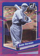 Load image into Gallery viewer, 2023 Panini Donruss Purple Holo Babe Herman #170 Brooklyn Robins
