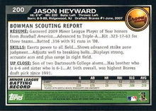 Load image into Gallery viewer, 2010 Bowman Gold Jason Heyward RC #200 Atlanta Braves
