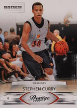 Load image into Gallery viewer, 2009 Panini Prestige STEPHEN CURRY Rookie #207 WARRIORS
