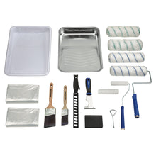 Load image into Gallery viewer, Vaughan Paint Kit - 21 Pieces, Wooden Handle Brushes, Plastic Handle Rollers
