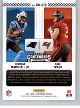 Load image into Gallery viewer, 2021 Panini Contenders Round 2 Terrace Marshall Jr. / Kyle Trask #RN-KTR
