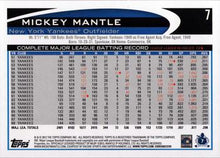 Load image into Gallery viewer, 2012 Topps Mickey Mantle #7 Mint New York Yankees Baseball
