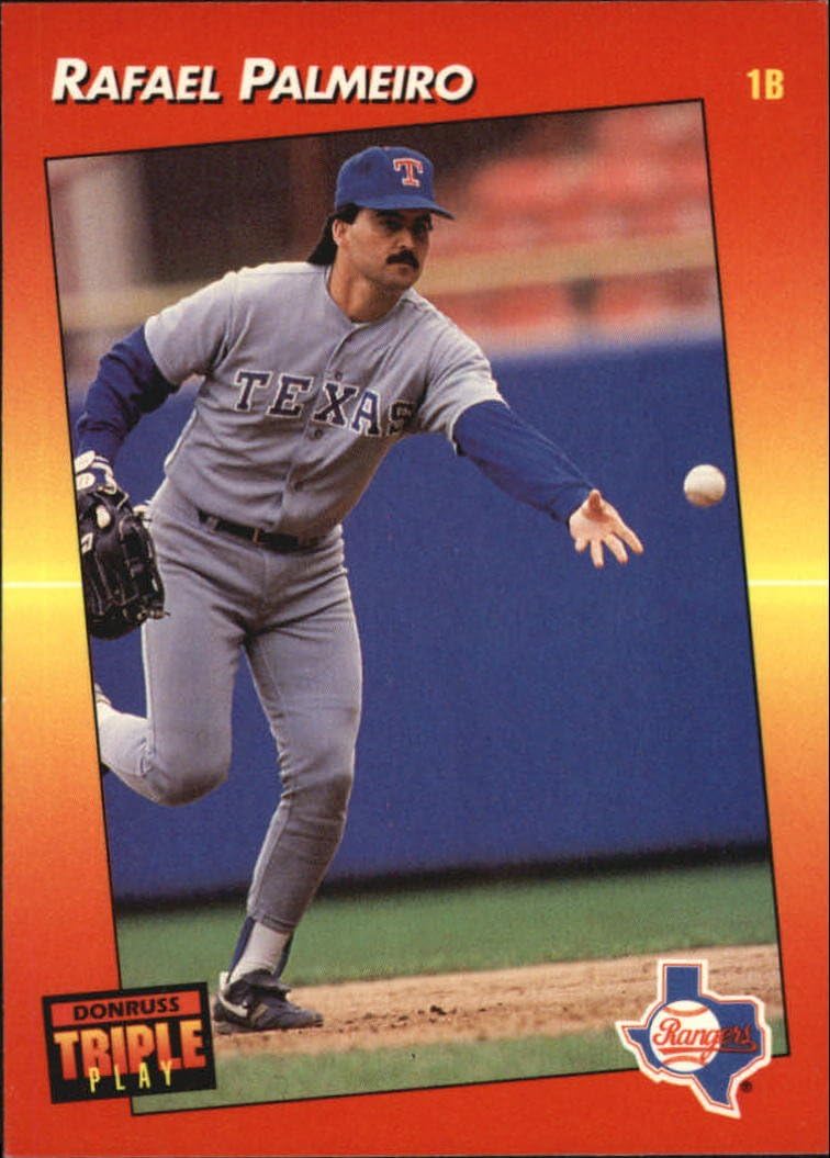 1992 Leaf Rafael Palmeiro #183 Texas Rangers
