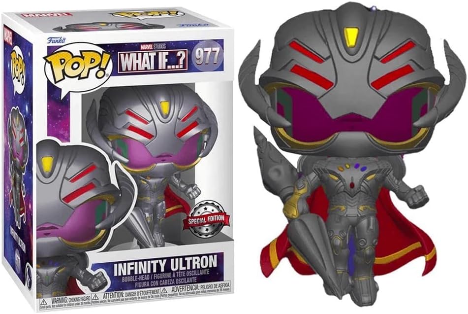 Funko POP Marvel What If Infinity Ultron Bobble-Head #977 Figure Special Edition