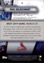 Load image into Gallery viewer, 2019 Bowman’s Best Paul Goldschmidt St. Louis Cardinals MVP #19
