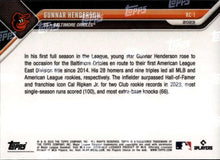 Load image into Gallery viewer, 2023 Topps Now All-Star Rookies Gunnar Henderson RC #RC1 Baltimore Orioles
