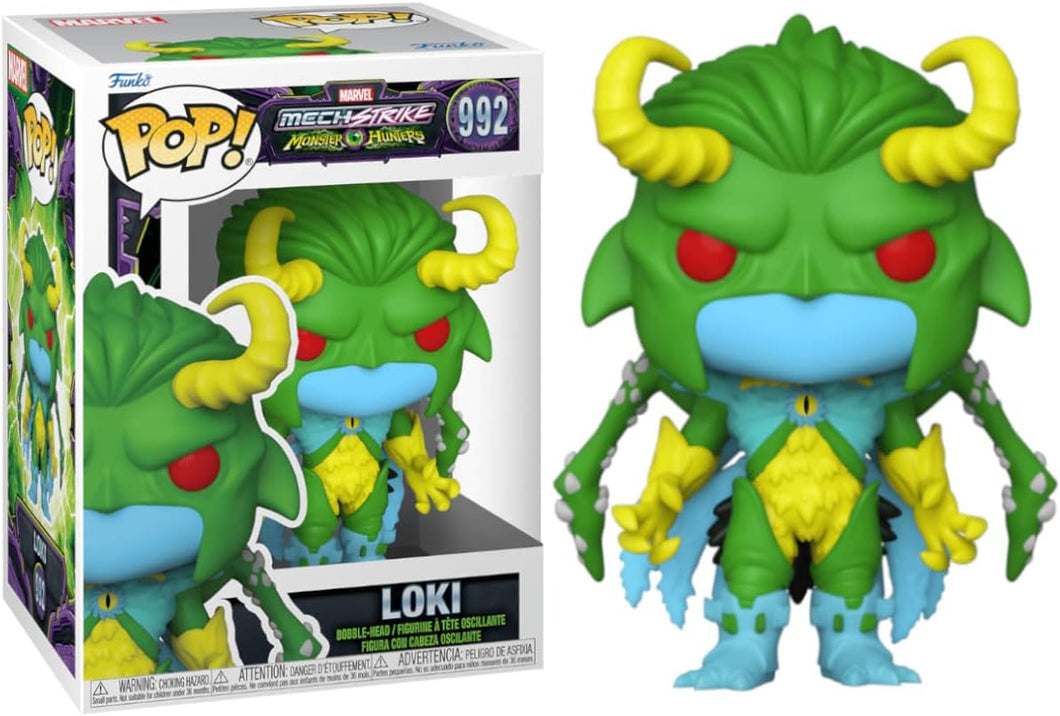 Funko POP Marvel Mech Strike Monster Hunters Loki #992