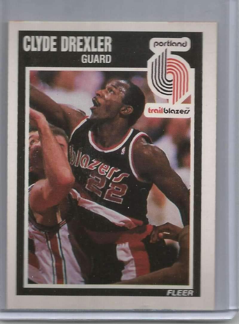 1989-90 Fleer Ultra Clyde Drexler #128 Portland Trail Blazers
