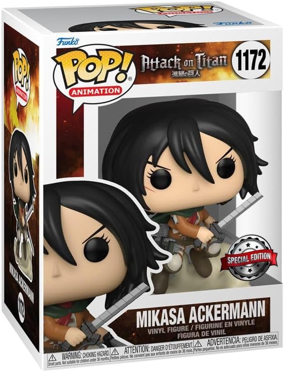 Funko Pop! Attach on Titan #1172 Mikasa Ackermann Chalice Collectible Exclusive