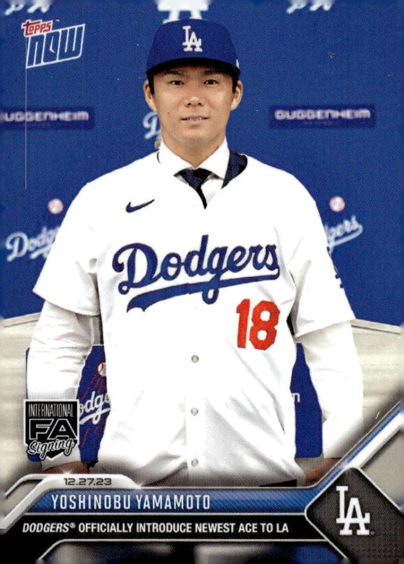 Yoshinobu Yamamoto - 2023 MLB TOPPS NOW Card #OS25