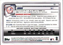 Load image into Gallery viewer, 2020 Bowman Chrome Aaron Judge #13 New York Yankees
