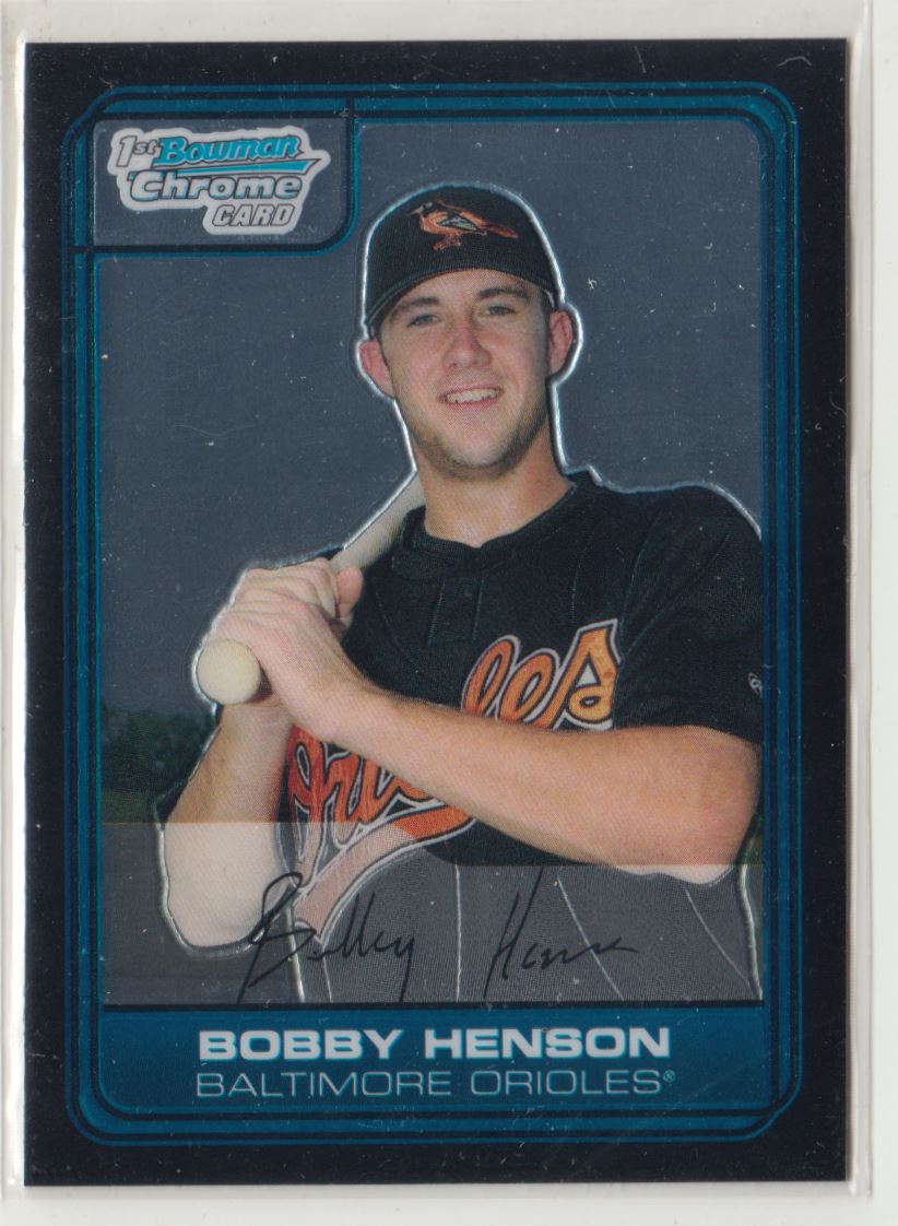 2006 Bowman Chrome Bobby Henson RC #DP31