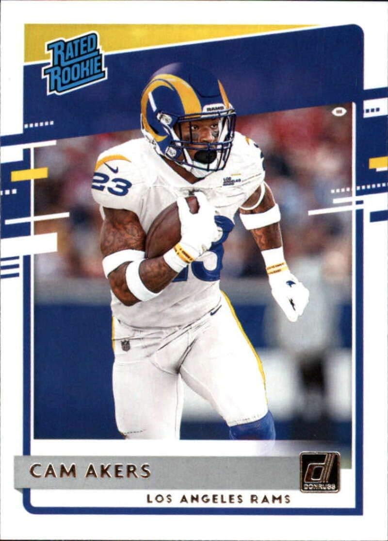 2020 Donruss Football Cam Akers Rated Rookie 325 Los Angeles Chargers