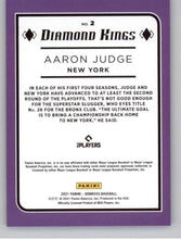 Load image into Gallery viewer, 2021 Panini Donruss Diamond Kings DK Aaron Judge #2 New York Yankees
